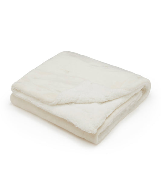 שמיכת פליז עם רקמה STORK