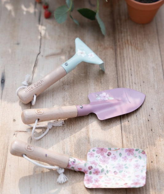 ערכת כלי גינה ורוד| גן פיות