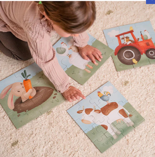 פאזלים 4 ב-1 |חווה קטנה