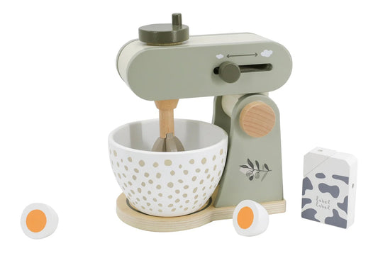 מיקסר עם מצרכים| ירוק זית