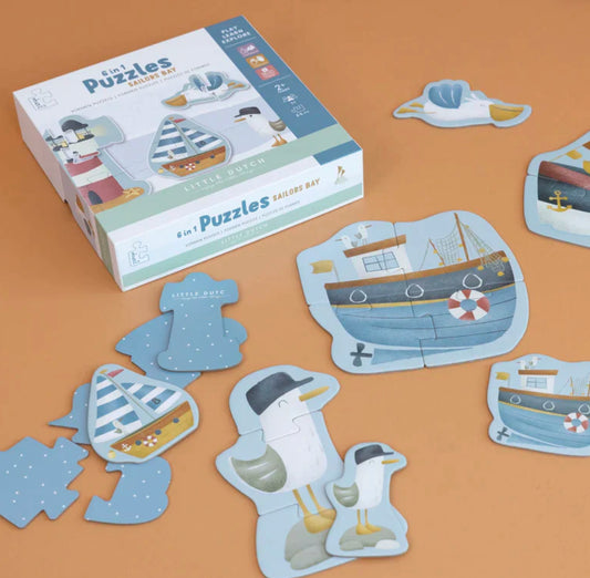 6 ב-1 פאזלים |מפרץ המלחים