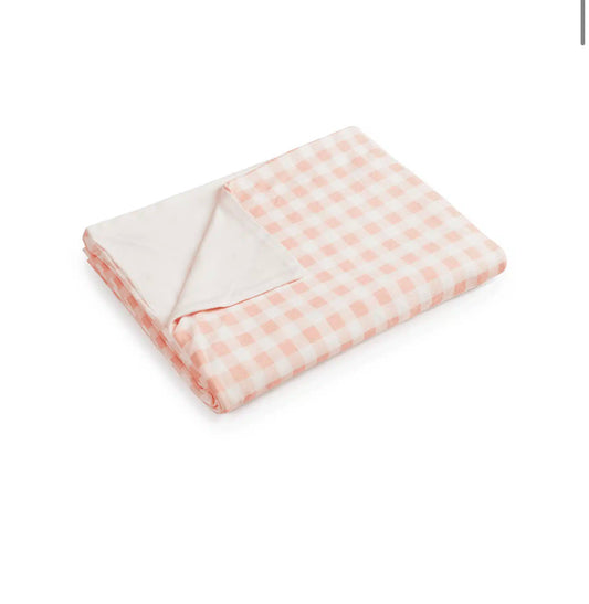 שמיכת קיץ PINK SQUARES