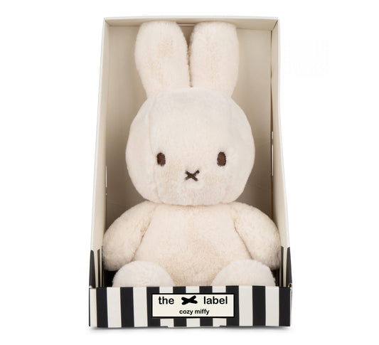 Cozy Miffy Sitting Cream in giftbox – 23 cm