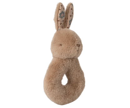 Maileg Rabbit rattle set |Cream peach
