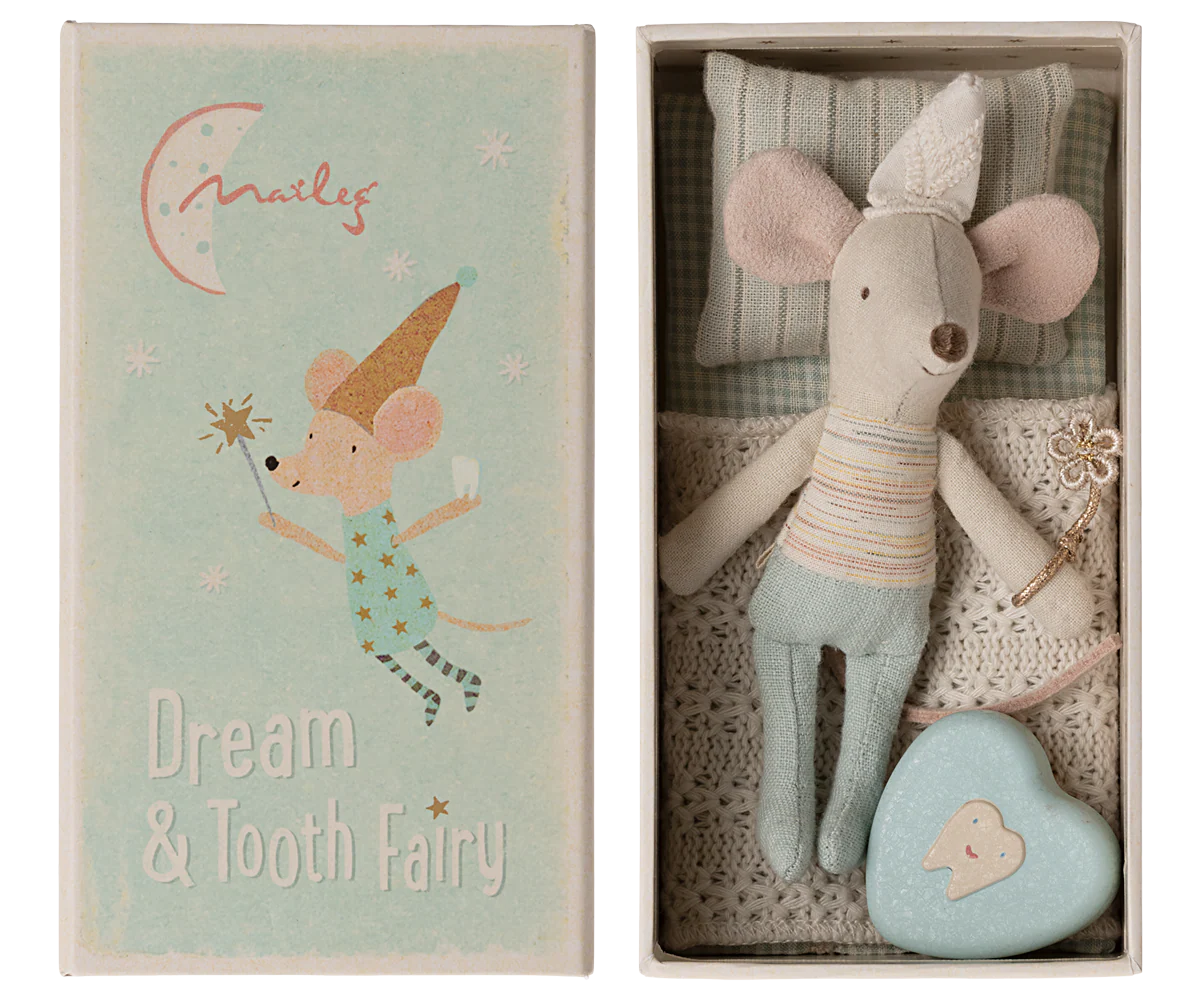 Maileg Tooth fairy mouse| Little brother in matchbox