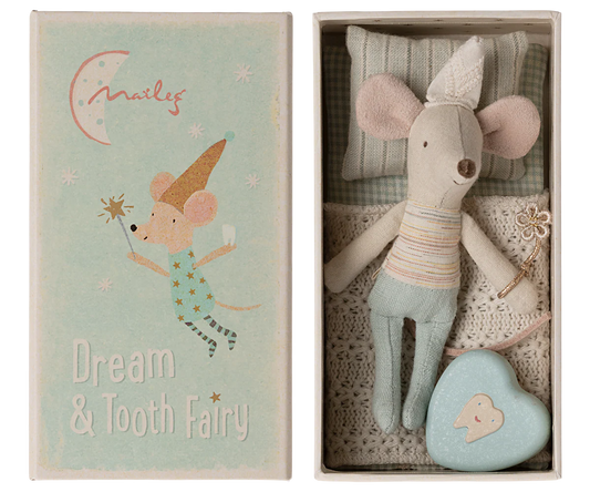 Maileg Tooth fairy mouse| Little brother in matchbox