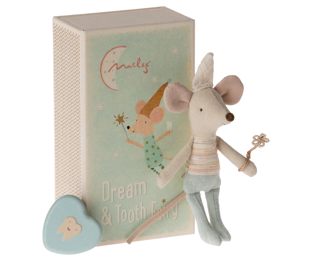 Maileg Tooth fairy mouse| Little brother in matchbox