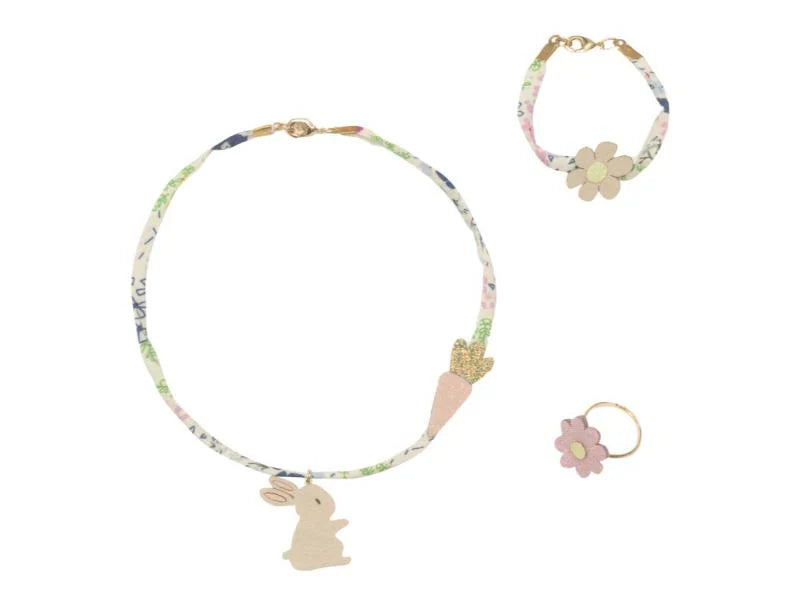 סט תכשיטים ארנב bunny jewelry set Mimi&Lula