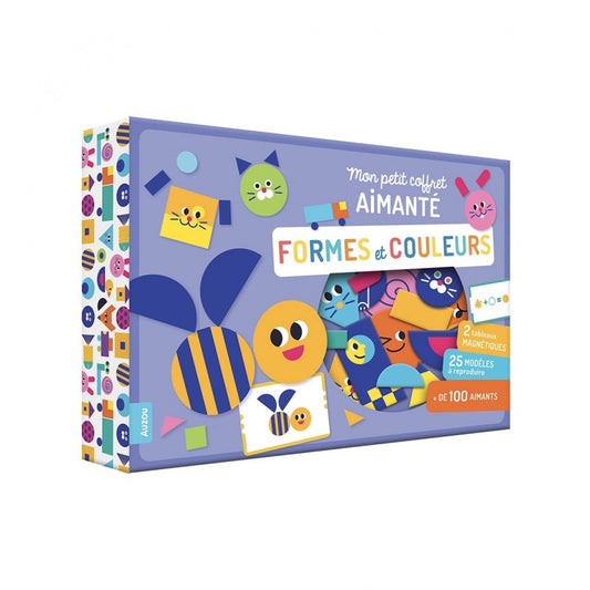 קופסת מגנטים צורות וצבעים magnetic box shapes and colors| AUZOU