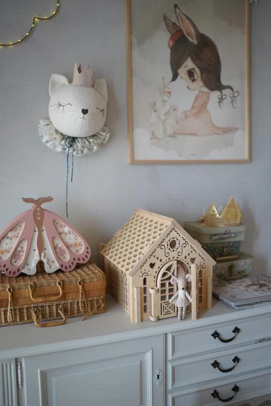 Gingerbread House Trele morele Design | גדול