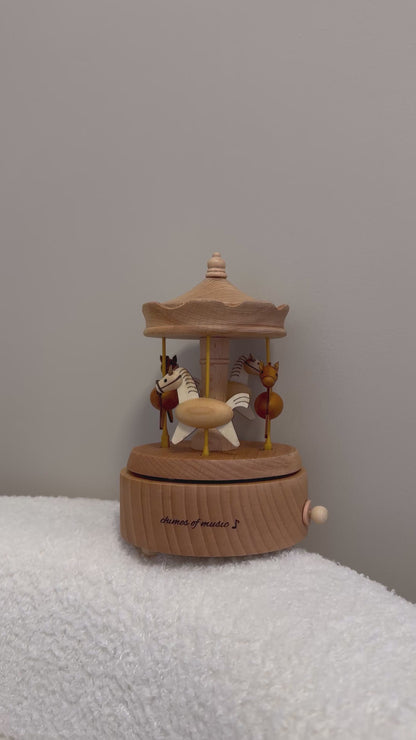 תיבת מוסיקה| קרוסלה סוסים chimes of music